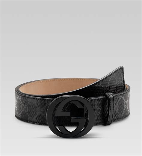 all black gucci belt men|Gucci belt men's black imprime.